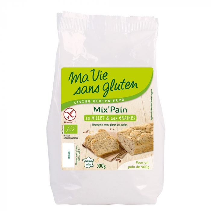 Amestec pentru paine cu mei - fara gluten 500g [1]