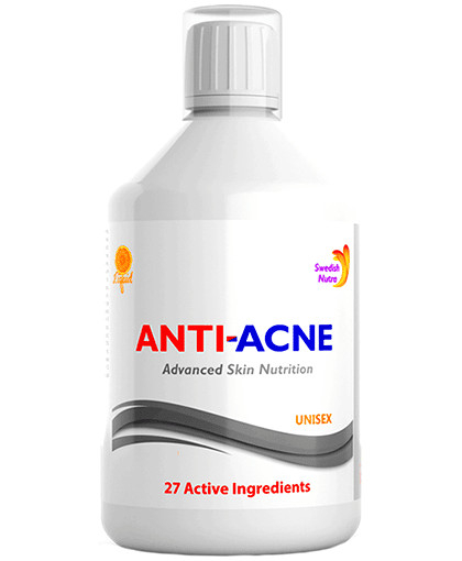 AntiAcnee Complex Lichid cu 27 Ingrediente Active – 500 ml, Swedish Nutra [1]
