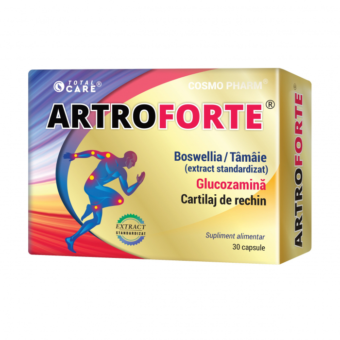 Artroforte, 30 cps. – Supliment Pentru Articulatii Sanatoase, Cosmo Pharm [1]
