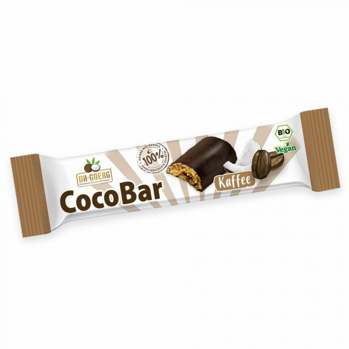 Batoane de cocos cu cafea in ciocolata negra, bio, 40g, Dr. Georg                                    [1]