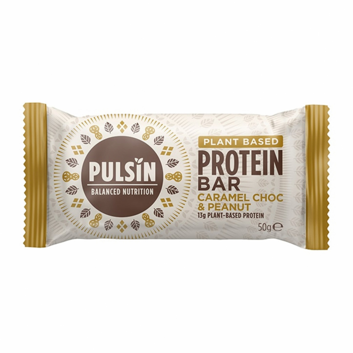 Baton Proteic cu Caramel, Ciocolata si Arahide 50g [1]