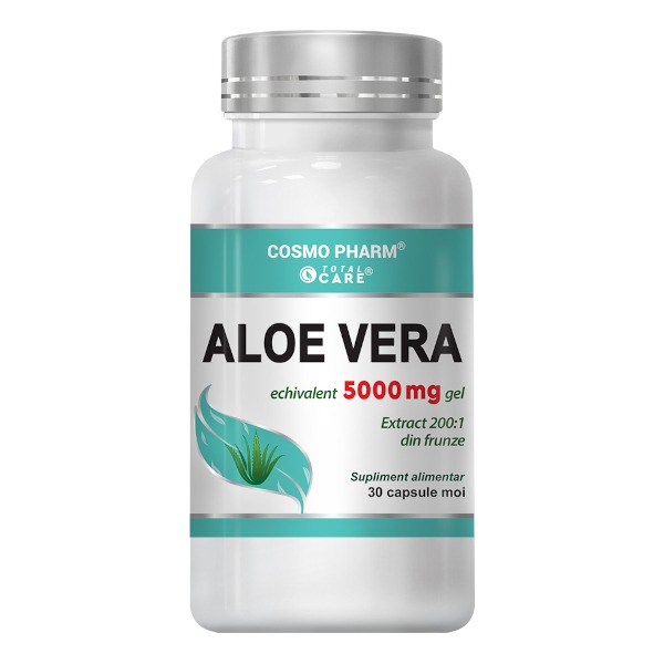 Capsule Aloe Vera - Echivalent 5000 mg Gel [1]
