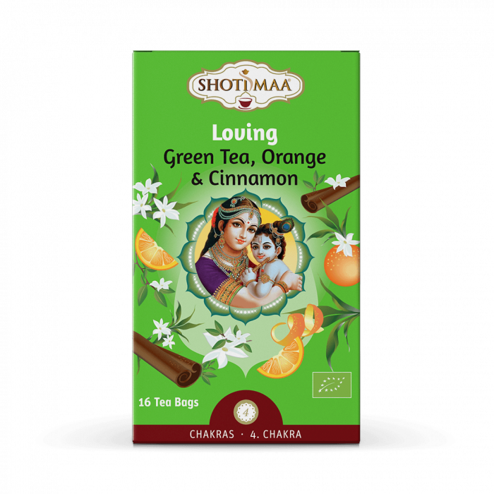 Ceai Shotimaa Chakras - Loving - ghimbir, portocala si scortisoara bio 16dz [1]