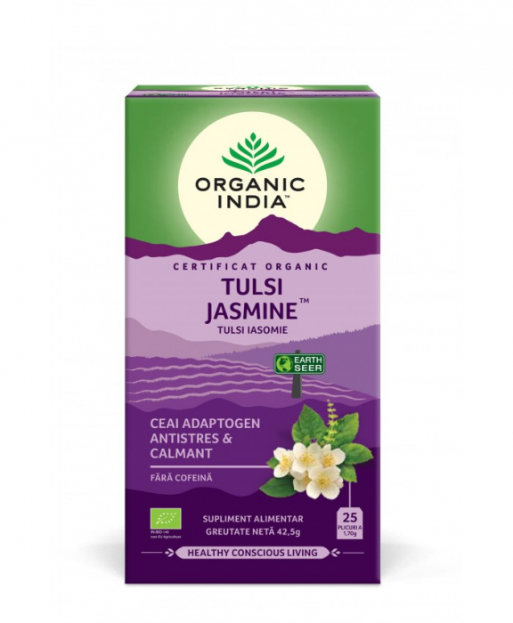 Ceai Tulsi (Busuioc Sfant) Iasomie | Ceai Adaptogen Antistres & Calmant, plicuri [1]