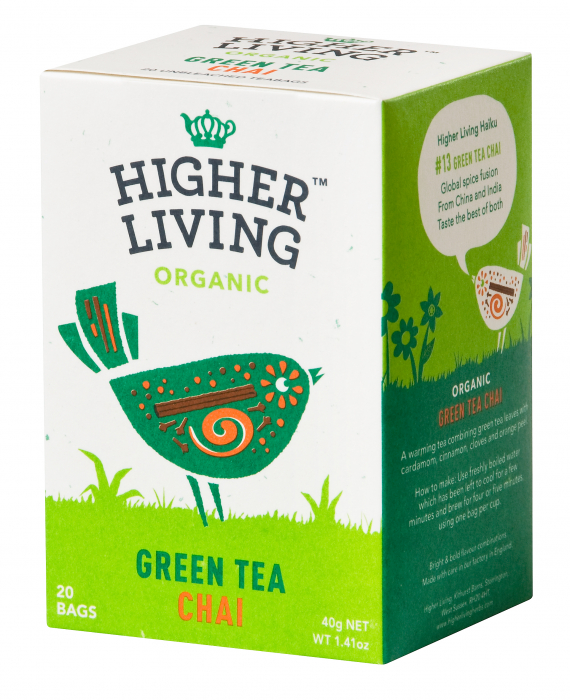 Ceai verde - CHAI - eco, 20 plicuri, Higher Living                                                   [1]