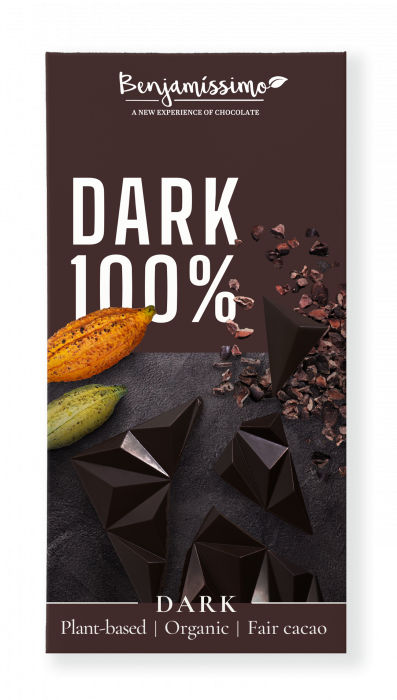Ciocolata neagra 100%, bio, 60g, Benjamissimo                                                        [1]