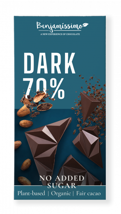 Ciocolata neagra 70%, bio, 60g, Benjamissimo                                                         [1]