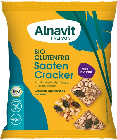 Crackers cu seminte fara gluten, bio, 75g Alnavit                                                    [1]
