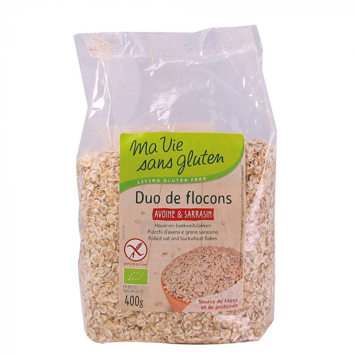 Duo Fulgi de ovaz si hrisca - fara gluten  400g [1]