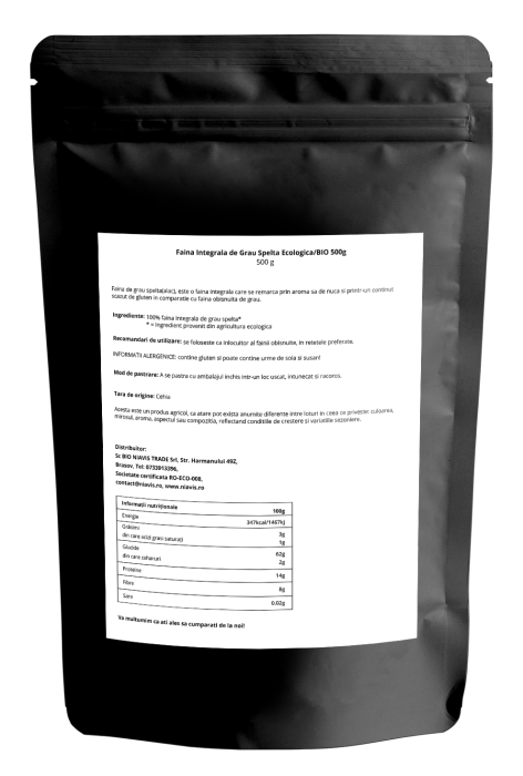 Faina Integrala de Grau Spelta Ecologica/BIO 500g [2]