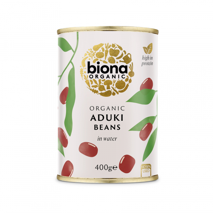 Fasole azuki boabe conserva bio 400g Biona                                                           [1]