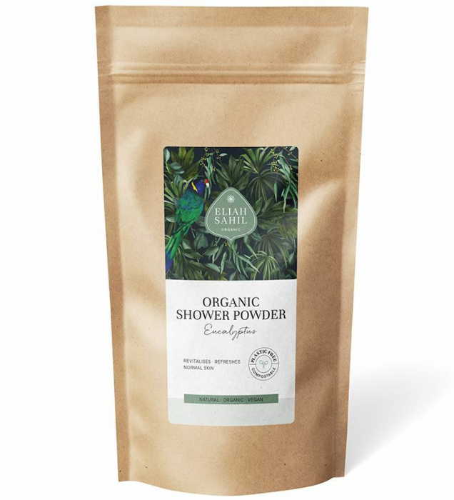 Gel de dus pudra cu eucalipt bio 250g refill Eliah Sahil                                             [1]