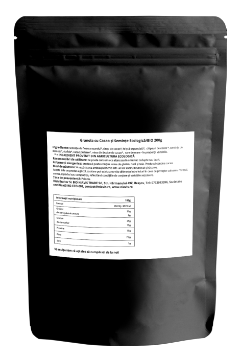 Granola cu Cacao si Seminte Ecologica/BIO 200g [2]