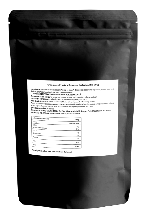Granola cu Fructe si Seminte Ecologica/BIO 200g [2]