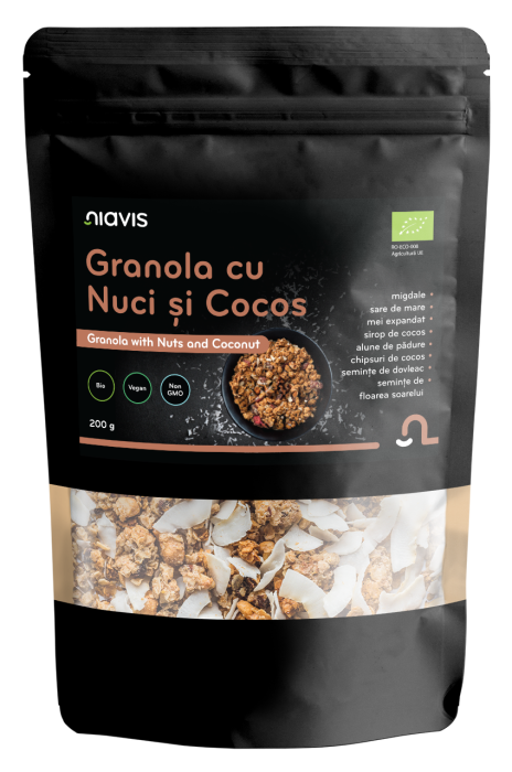 Granola cu Nuci si Cocos Ecologica/BIO 200g [3]