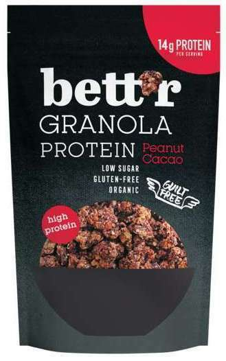Granola proteica cu alune si cacao fara gluten bio 300g Bettr                                        [1]