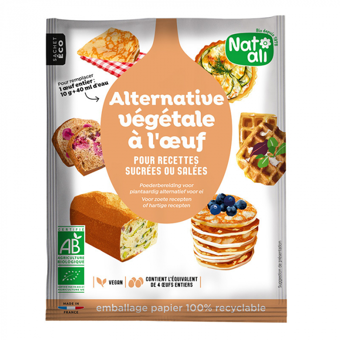 Inlocuitor vegan pentru oua, bio, 40g, Nat-ali                                                       [1]