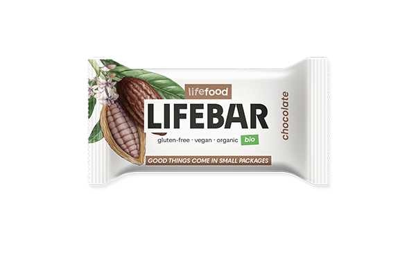 LIFEBAR baton cu ciocolata raw eco 25g [1]