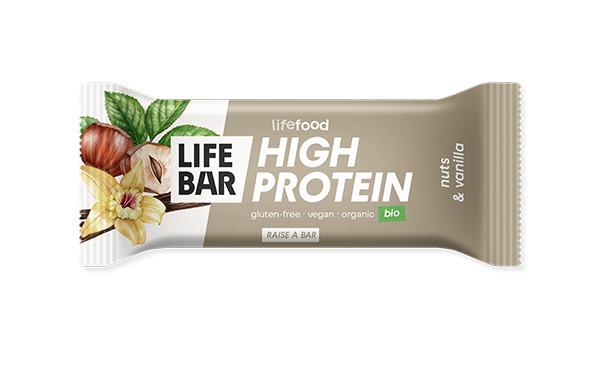 Lifebar baton proteic cu nuci si vanilie, bio, 40g                                                   [1]