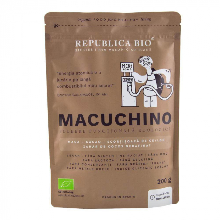 Macuchino, pulbere functionala ecologica Republica BIO, 200 g [1]