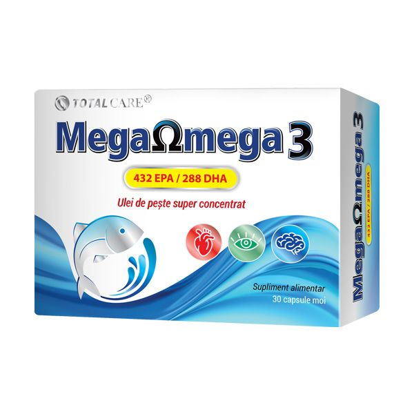 Mega Omega 3 Ulei De Peste Super Concentrat, Inima si Creier Sanatos [1]
