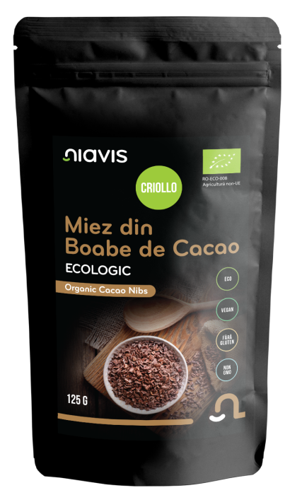 Miez din Boabe de Cacao Criollo Ecologice/BIO 125g [3]