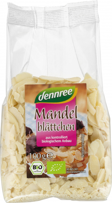Migdale decojite si feliate bio 100g Dennree                                                         [1]