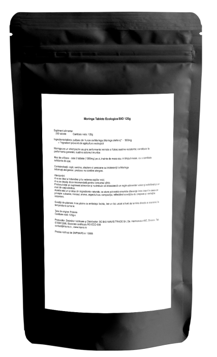 Moringa Tablete Ecologice/BIO 125g [2]