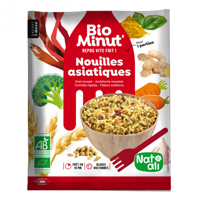 Noodle instant in stil asiatic, bio, 80g, Nat-ali                                                    [1]