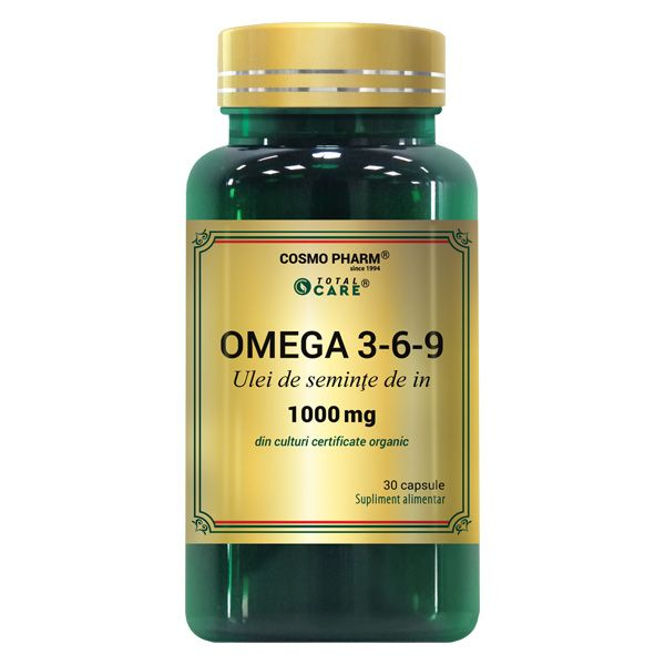 OMEGA 3 6 9 Ulei De Seminte De In Cosmopharm 1000 mg 30 capsule [1]