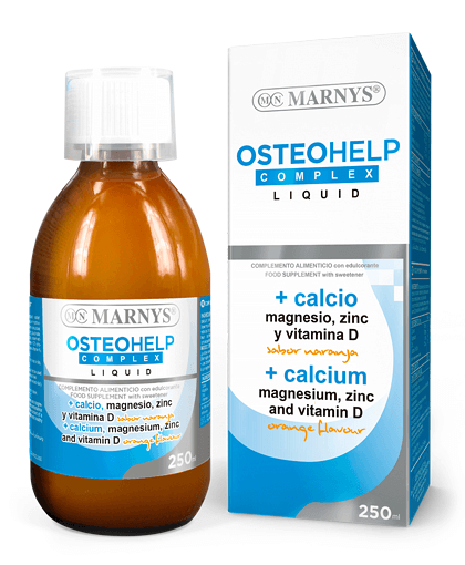 Osteohelp Complex Lichid – Calciu + Magneziu + Zinc + Vitamina D3 – Oase Puternice, Densitate Osoasă – Sticlă cu 250 ml [1]