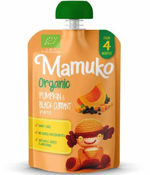 Piure de dovleac si coacaze bio 100g Mamuko                                                          [1]