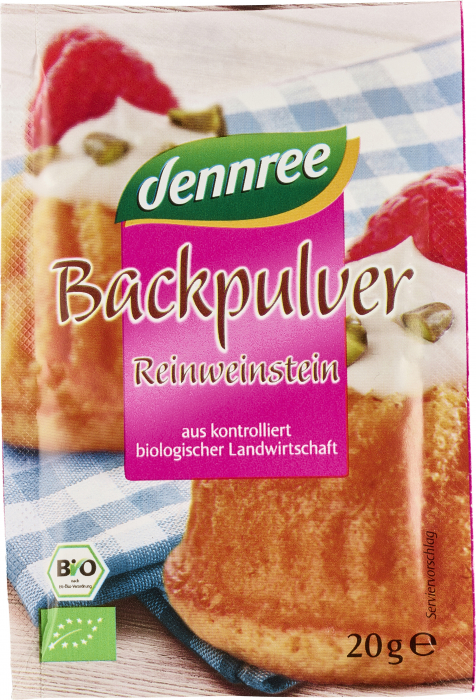 Praf de copt bio 4 plicuri x 20g Dennree                                                             [1]