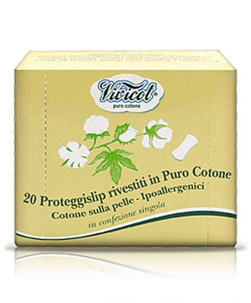 Protej slip ultra subtire din bumbac bio, hipoalergenic  (20 buc) - VIVICOT Puro Cotone [1]