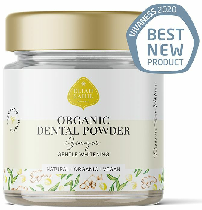 Pudra cu ghimbir pentru curatarea si albirea dintilor bio 45g Eliah Sahil                            [1]