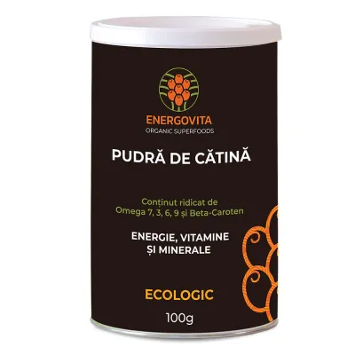 Pudra ecologica de catina, 100gr,  Energovita [1]