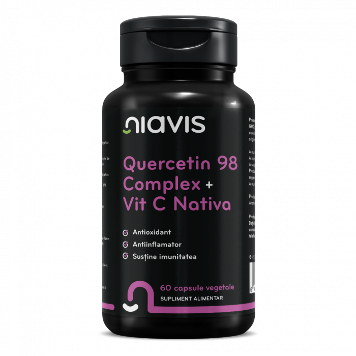 Quercetin 98 Complex + Vit C Nativa 60 cps [1]