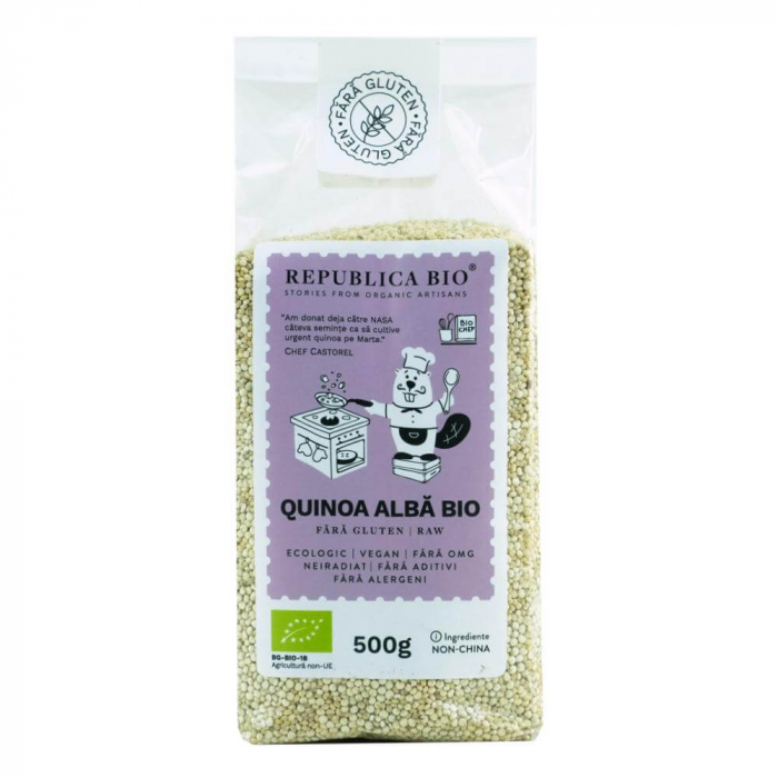 Quinoa alba Bio FARA GLUTEN Republica BIO, 500g [1]
