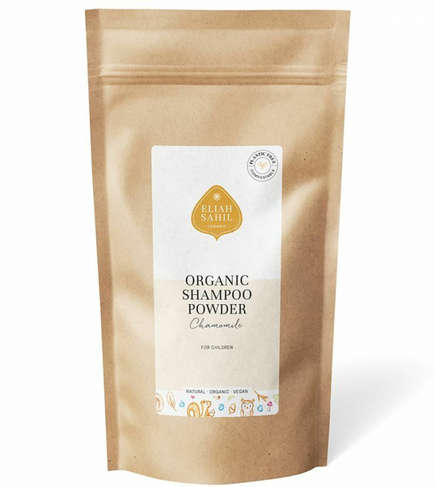 Sampon pudra pentru copii cu musetel bio refill 250g Eliah Sahil                                     [1]