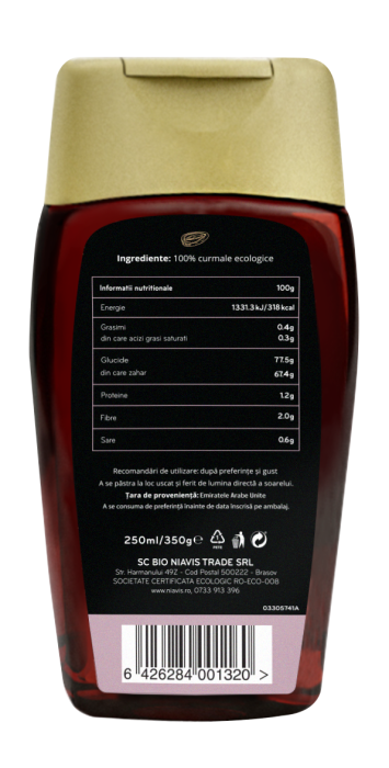 Sirop de Curmale Ecologic/BIO 250ml / 350g [2]