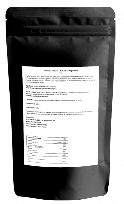 Tribulus Terrestris Pulbere Ecologica/BIO 125g [2]