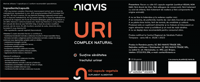 URI Complex Natural 100mg 60 cps [2]
