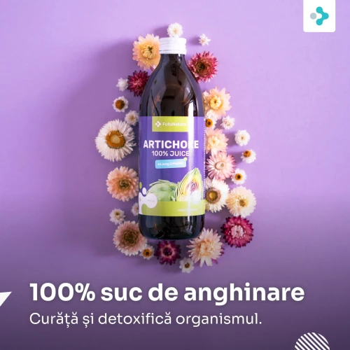 100 % suc de anghinare - detoxifiere, 500 ml, FutuNatura [1]