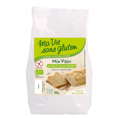 Produse - Amestec pentru paine cu mei - fara gluten 500g