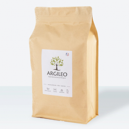 Alimente - Argila alba bentonita pentru uz extern, 5KG, Argileo                                                