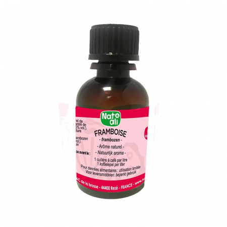 Produse - Aroma naturala de zmeura, bio, 30ml, Nat-ali                                                        