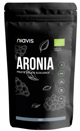 Produse Alimentare - Aronia Fructe Uscate Raw Ecologice 125g
