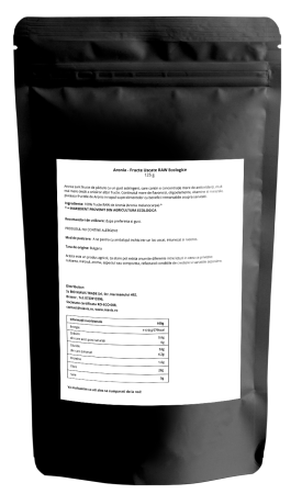 Aronia Fructe Uscate Raw Ecologice 125g [1]