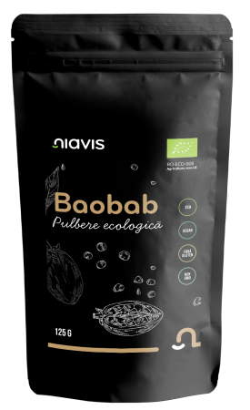 Produse Alimentare - Baobab Pulbere Ecologica/Bio 125g