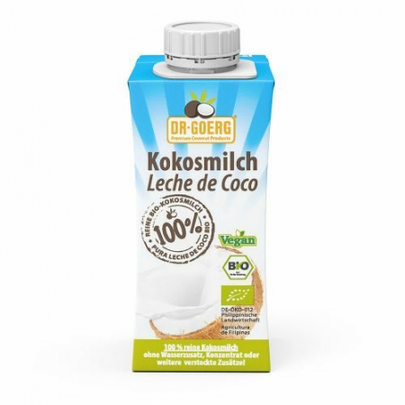 Produse - Bautura vegetala de cocos bio 200ml Dr. Goerg                                                       